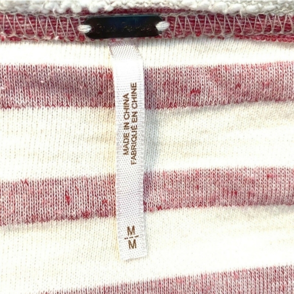 Free People - Red and White Striped Jacket - Size Medium - Picture 4 of 5